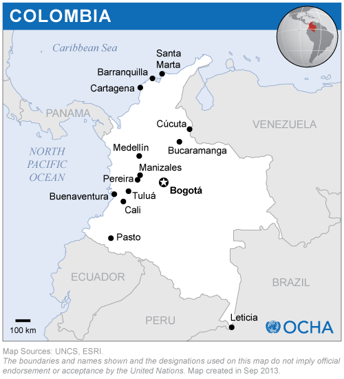 Colombia Map