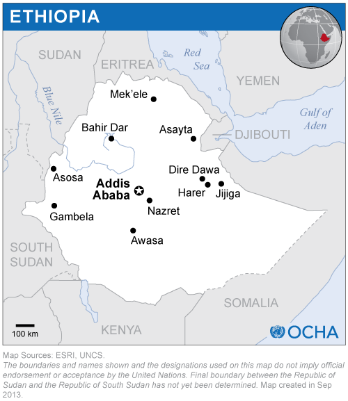 Ethiopia Map
