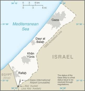 Gaza Map