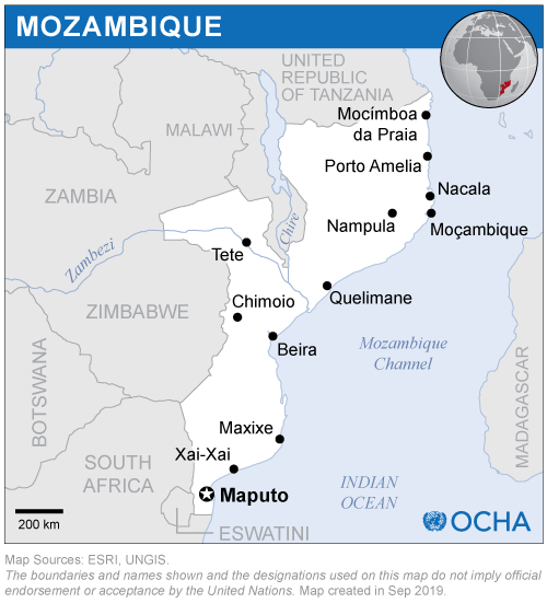 Mozambique Map