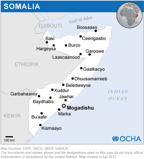 Somalia Map