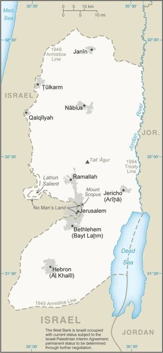 Westbank Map