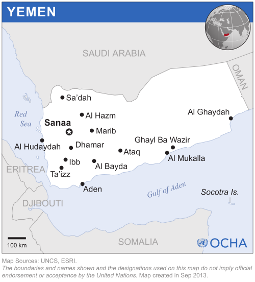 Yemen Map